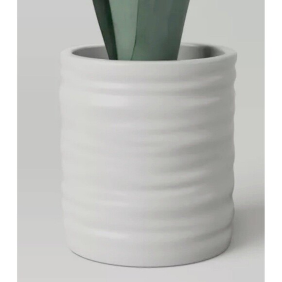 Threshold Snake Plant 9" Tabletop Indoor Faux Potted Houseplant - Set of 2 - Picture 2 of 6